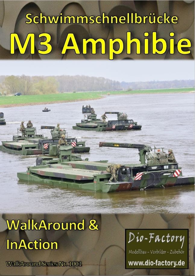 German Army M3 Amphibious Rig WalkAround & InAction Booklet Released Cover
