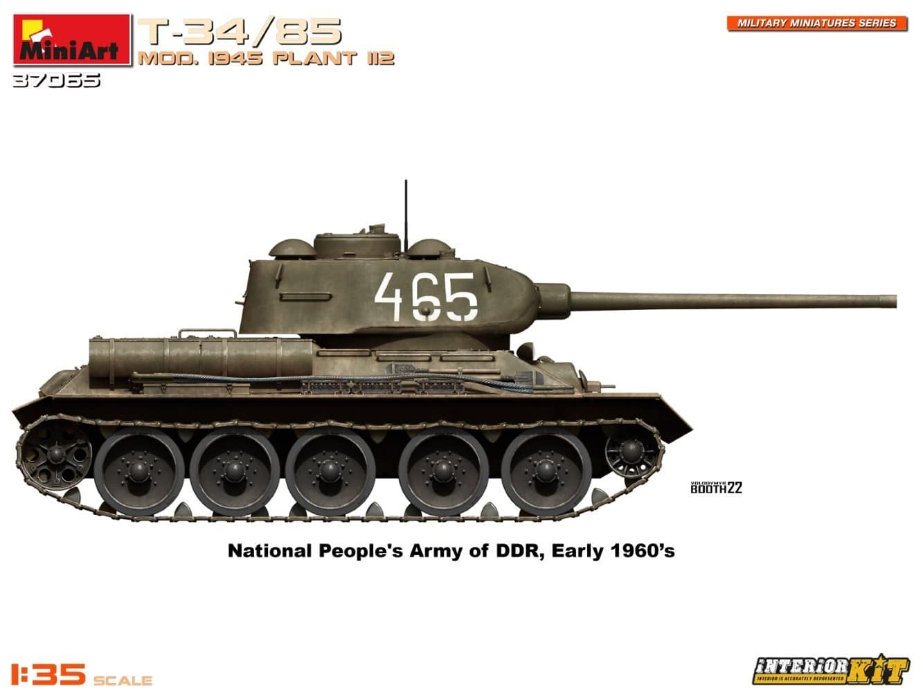 MiniArt 37065 T-3485 Mod. 1945. Plant 112. Interior Kit Painting and Marking-1