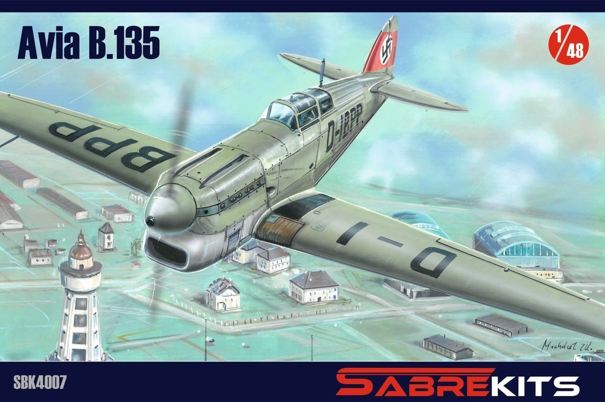 Sabre Kits Announces 1:48 Scale Avia B.135