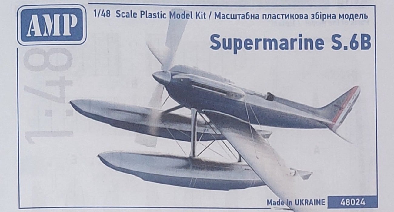 AMP 1/48 scale Supermarine S.6B box contents revealed