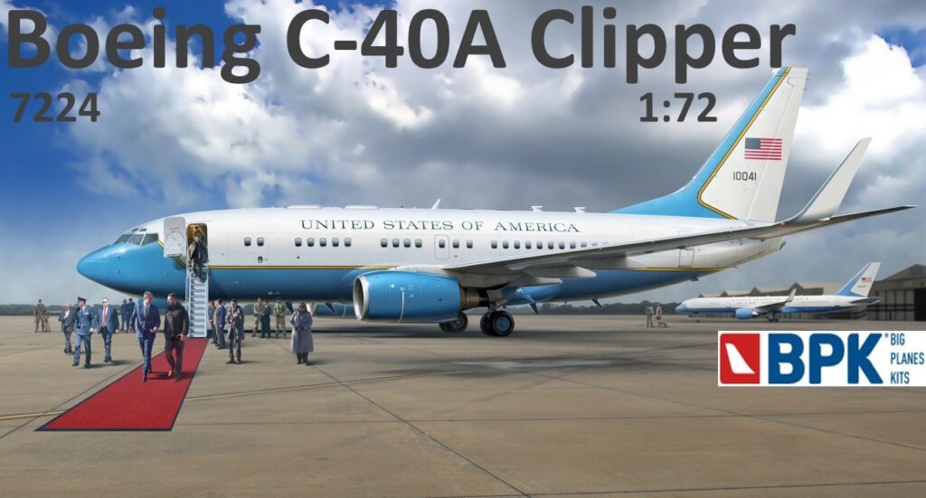Big Plane Kits Reveals Marking Options for Upcoming 1:72 Scale C-40A Clipper Kit Cover