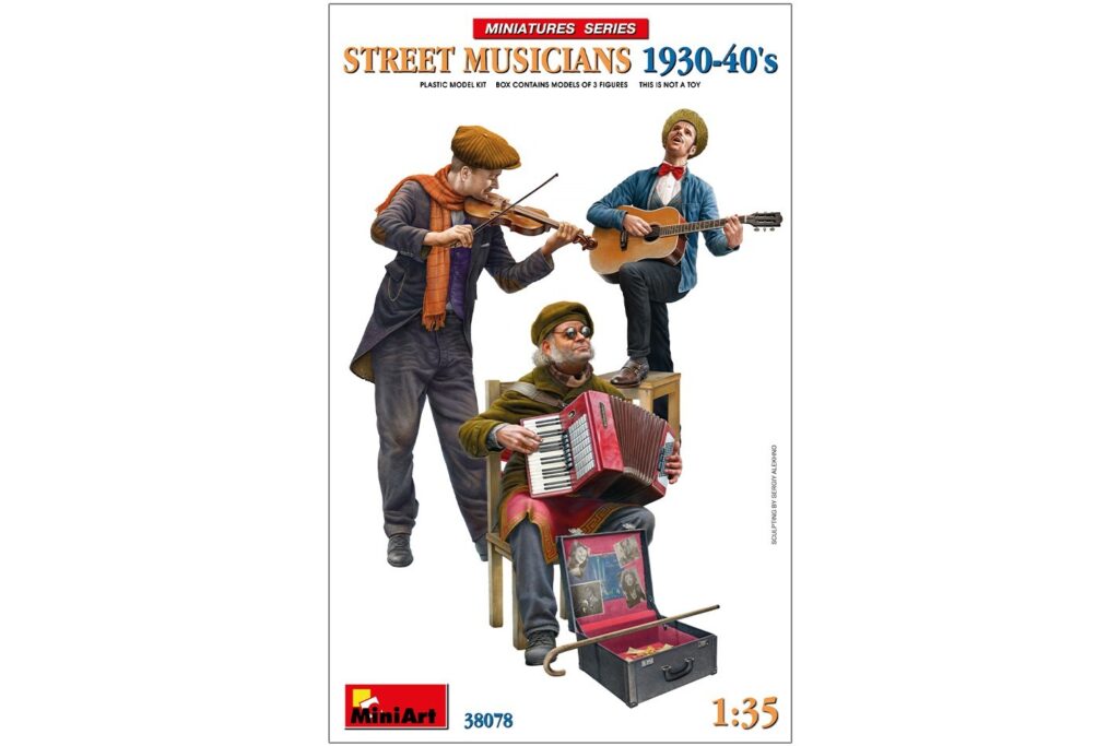 38078 Street Musicians 1930-40's