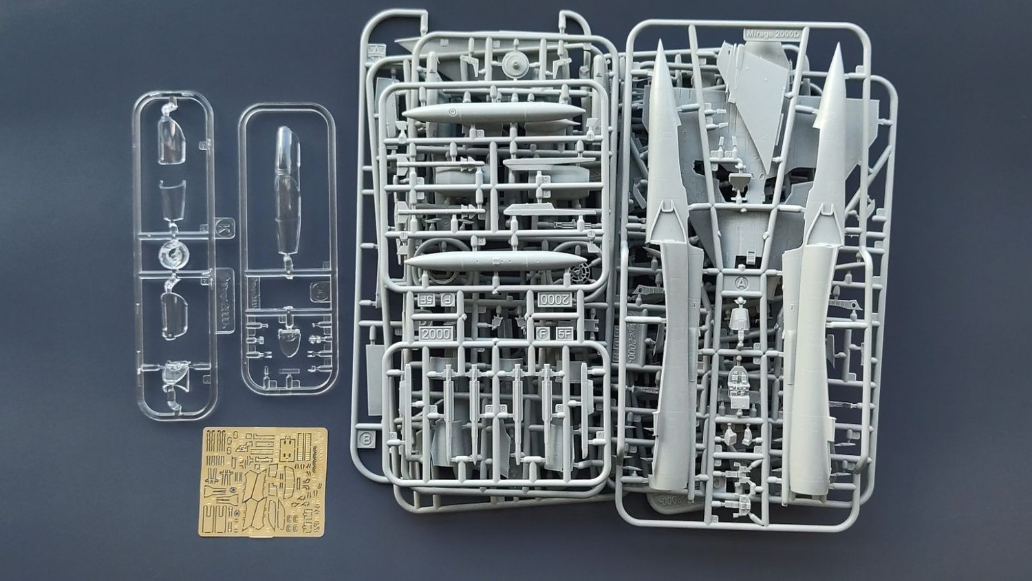 Modelsvit Mirage 2000D Sprue and Photoetched
