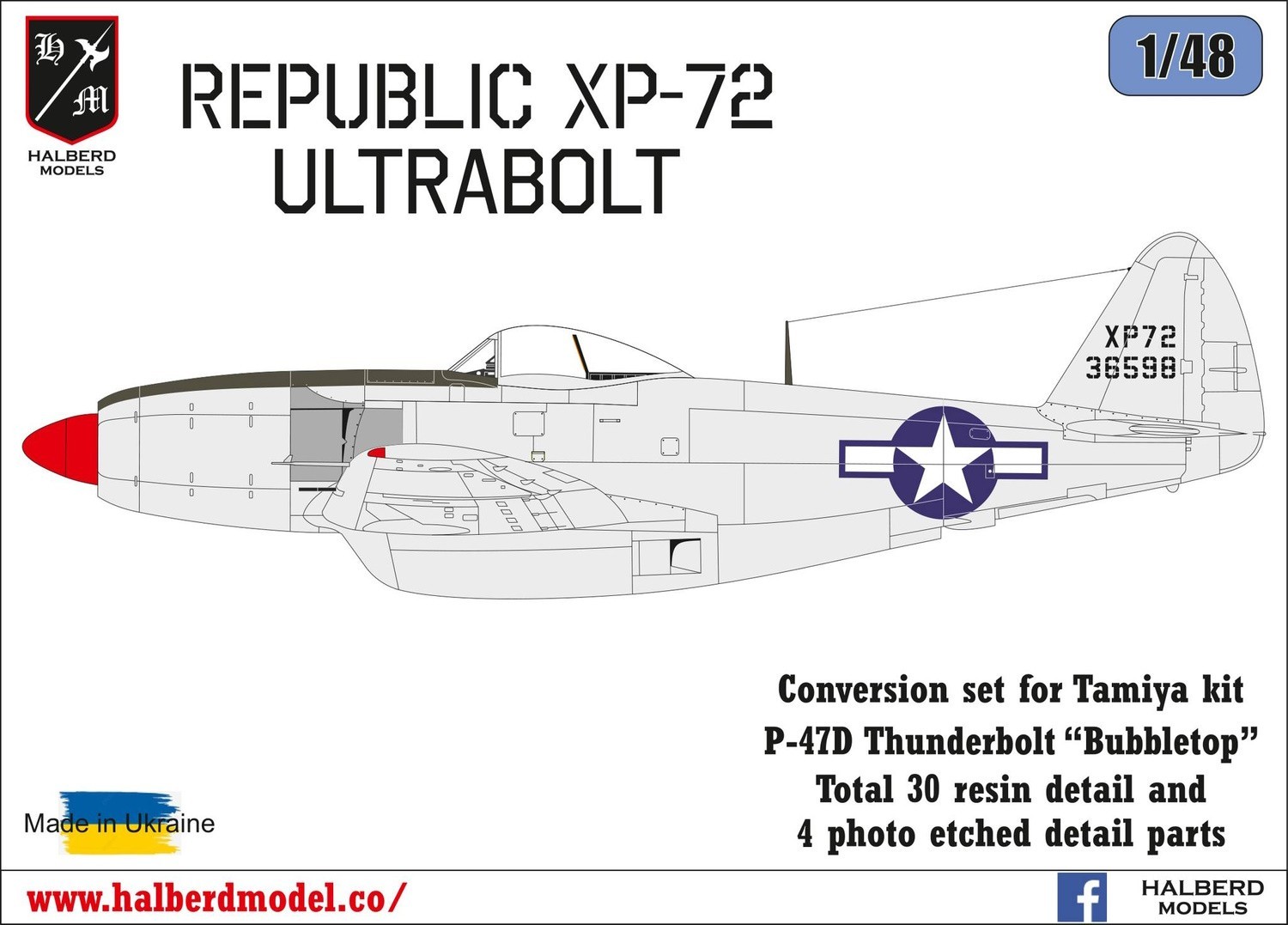 Halberd Models XP-72 Ultrabolt Box Art