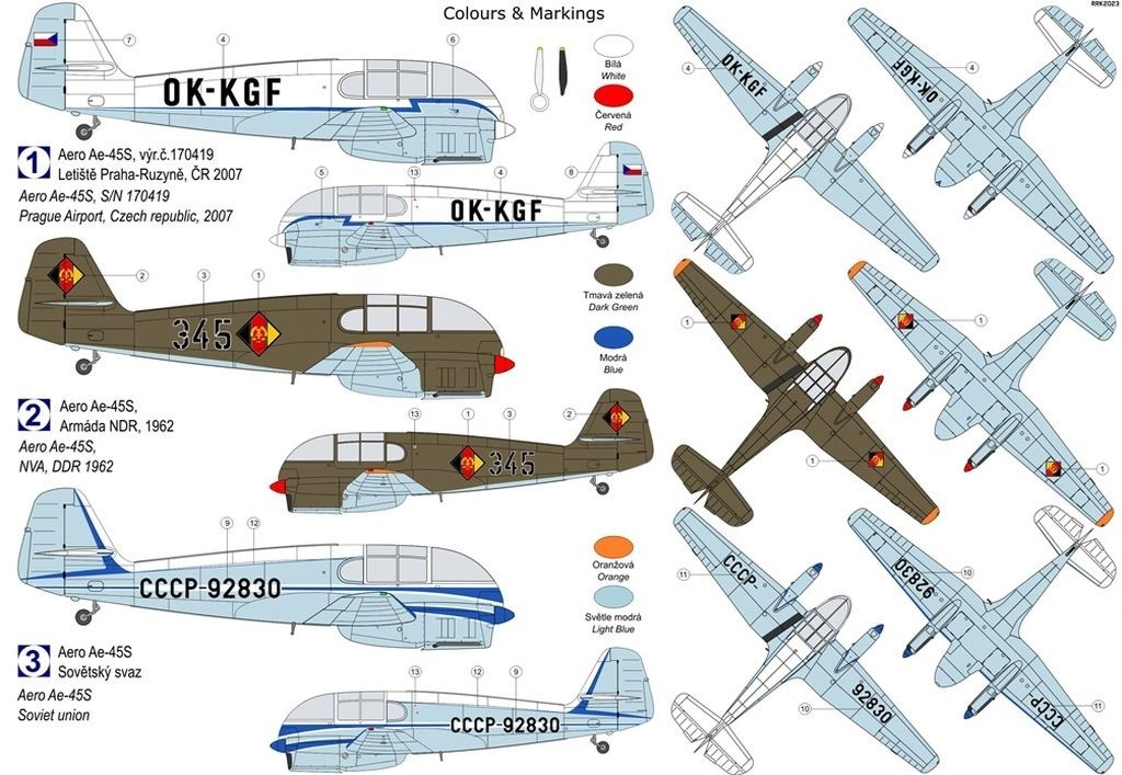 Kovozávody Prostĕjov Aero Ae-45S Super AeroPt.II. Oainting and Marking