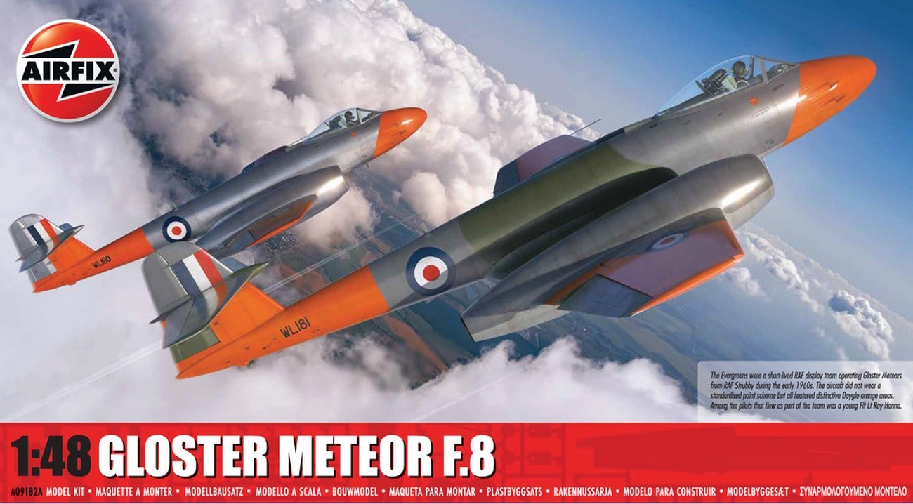 Airfix Gloster Meteor F.8 New Edition Box Art