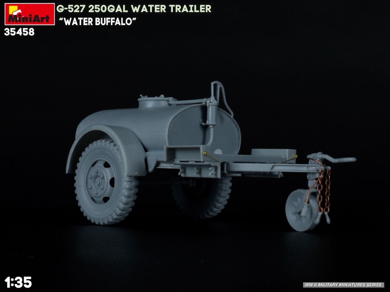 MiniArt G-527 250GAL Water Trailer “Water Buffalo” Test Build-4