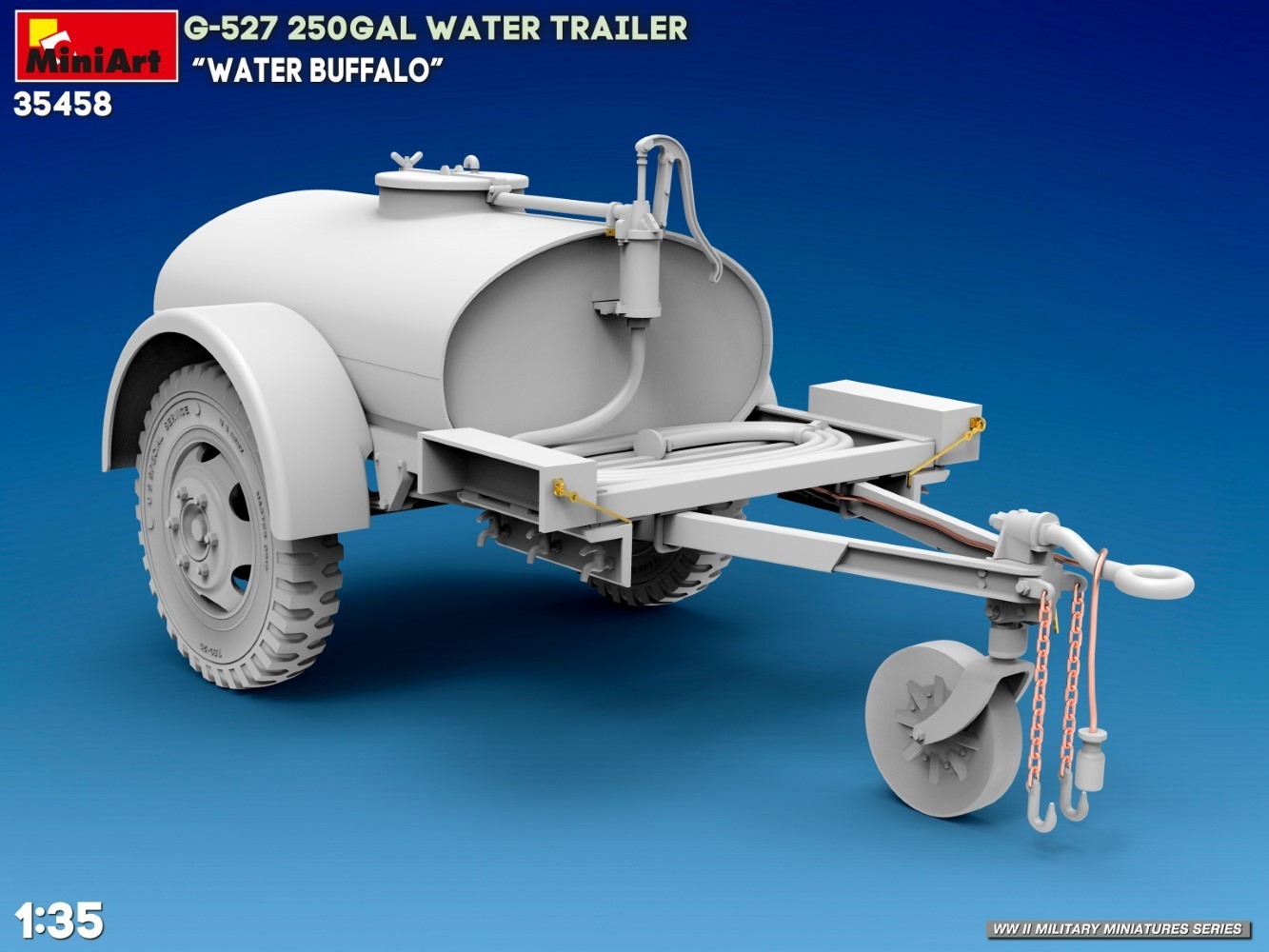 MiniArt G-527 250GAL Water Trailer “Water Buffalo” CAD-2