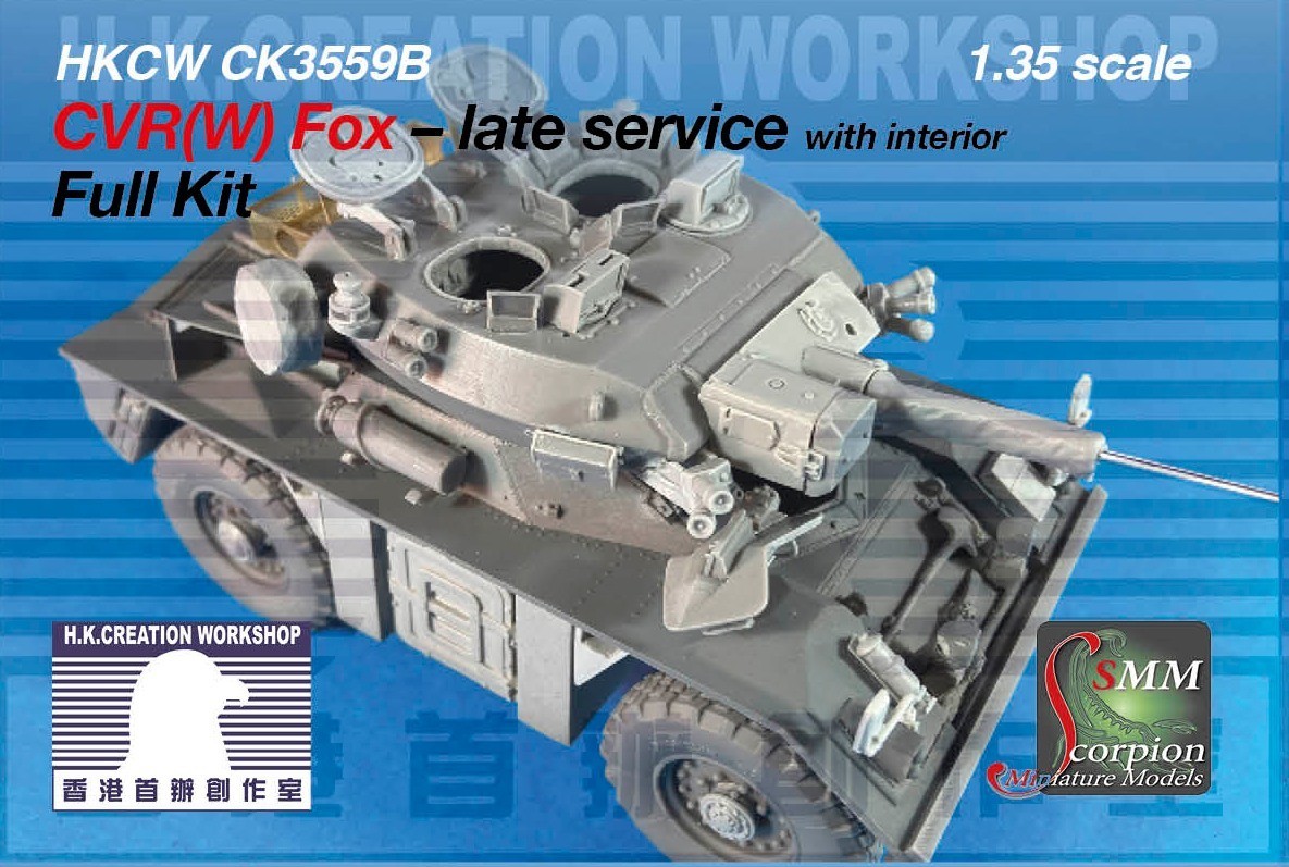 Scorpion Miniature Models New 1/35 HKCW CVR(w) Fox Late Service Box