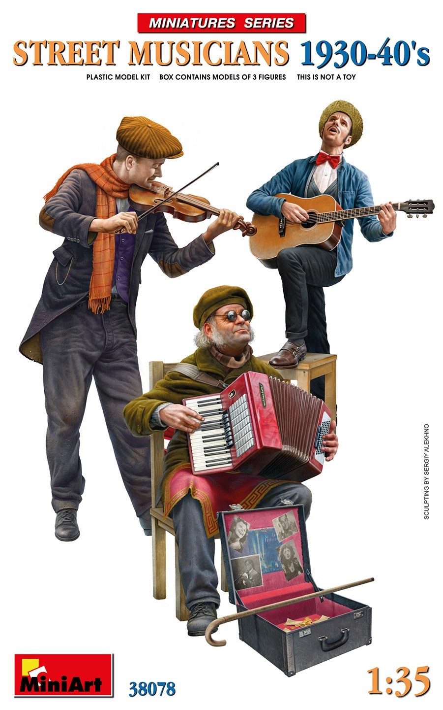 MiniArt 38078 Street Musicians 1930-40's Cover