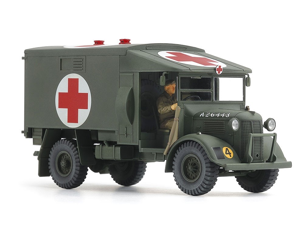 Tamiya British 2-Ton 4x2 Ambulance Test Building