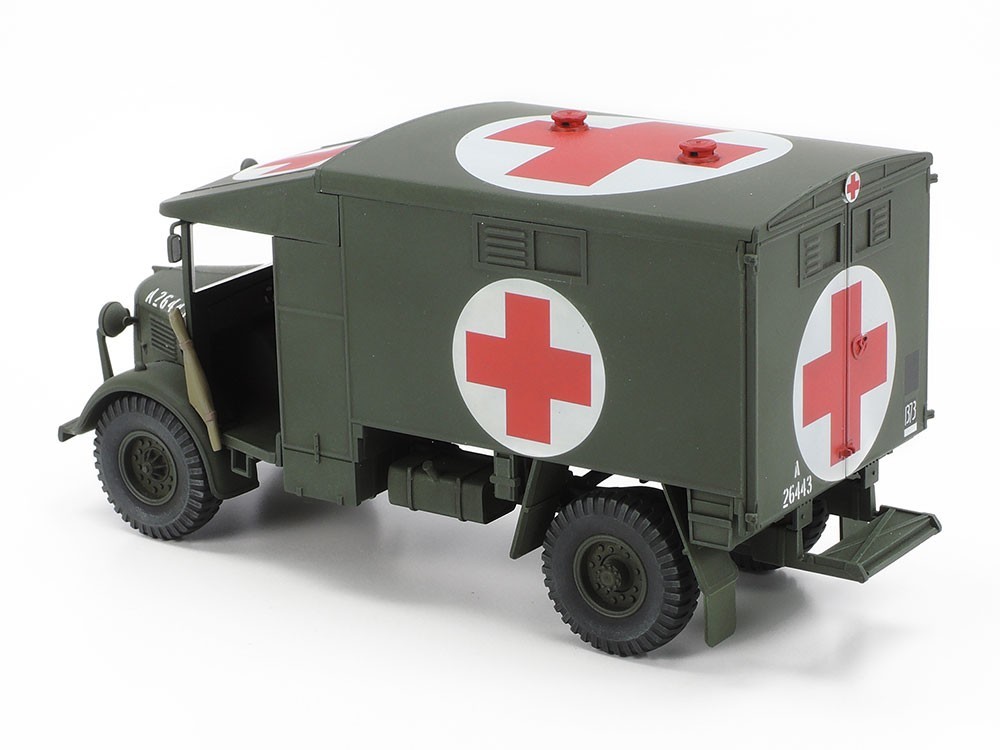 Tamiya British 2-Ton 4x2 Ambulance Test Building-2