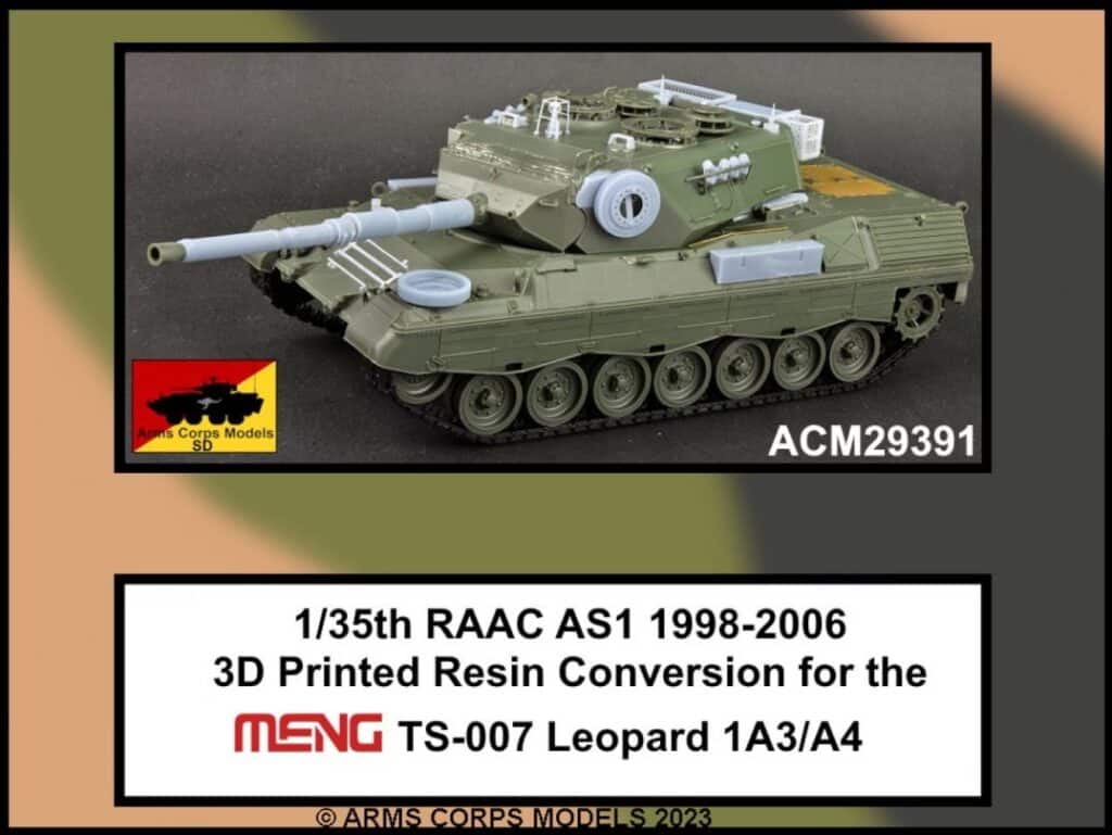 Arms Corps Models Returns! Meng's Leo 1A3/A4