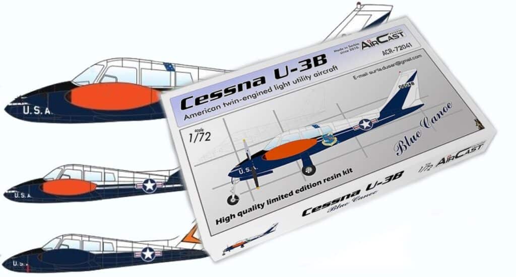 Aircast Resin Cessna U-3B Blue Canoe Released