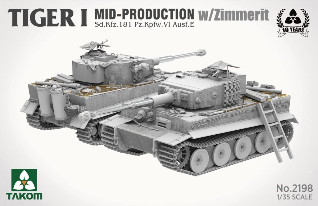 Takom Celebrates 10th Anniversary with Tiger I Model with Zimmerit
