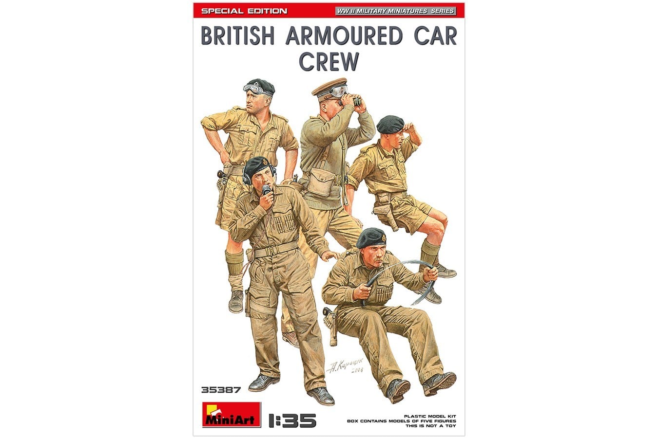 35387 British Armoured Car Crew. Special Edition