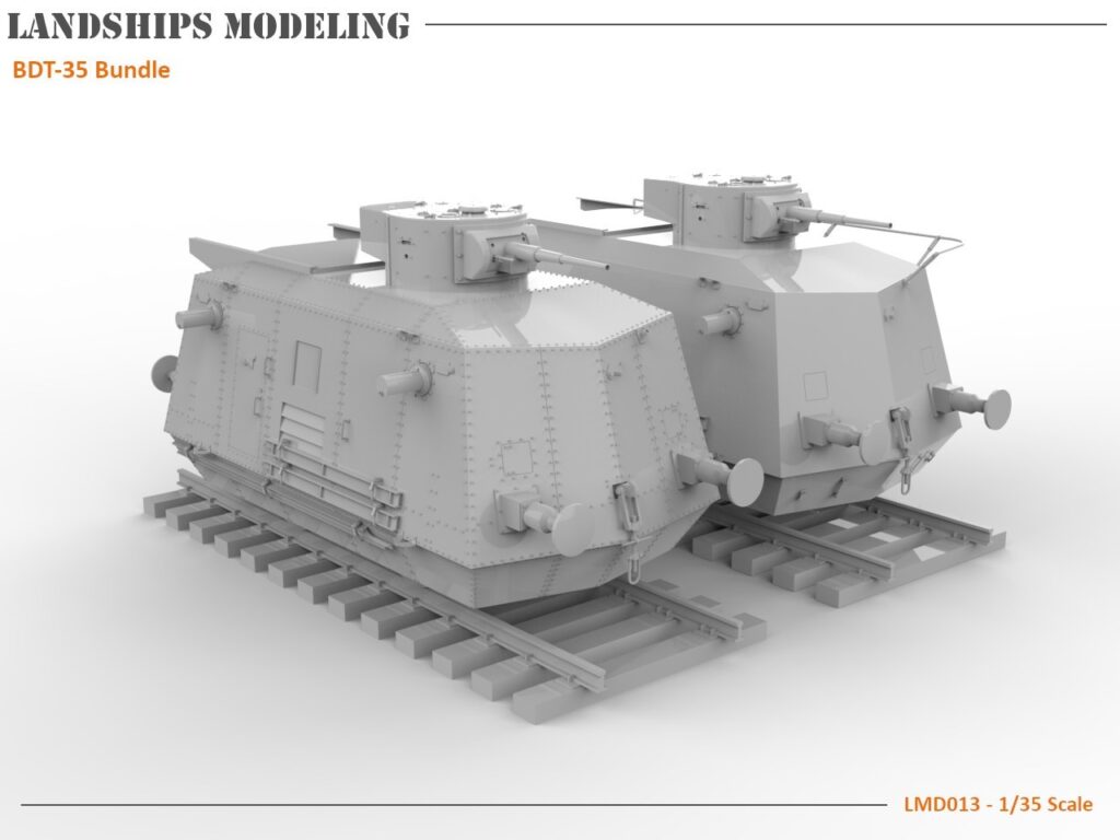 BDT-35 Armored Rail Car Print Files Available
