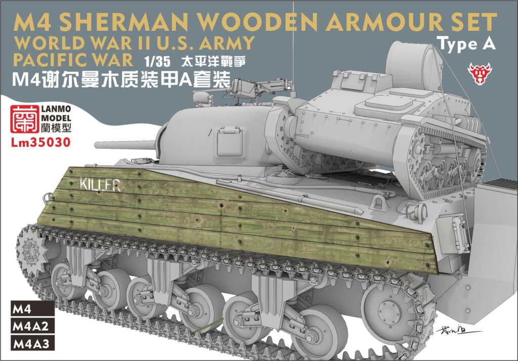 Lanmo PTO M4 Sherman Wooden Armour