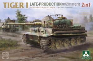 Tiger I Late-Production w/Zimmerit Sd.Kfz.181 Pz.Kpfw.VI Ausf.E (Late/Late Command) 2 in 1 | HLJ.com