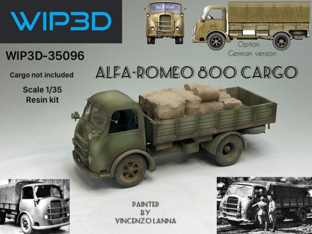 WIP3D Alfa Romeo 800 Truck variants