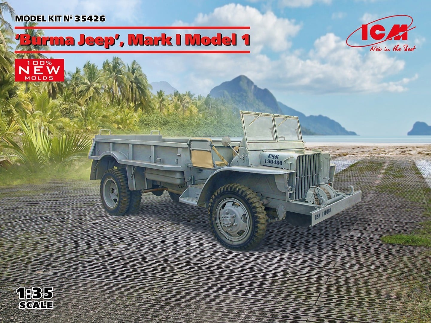 IN PROCESS! 100% new molds! “Burma Jeep”, Mark I Model 1