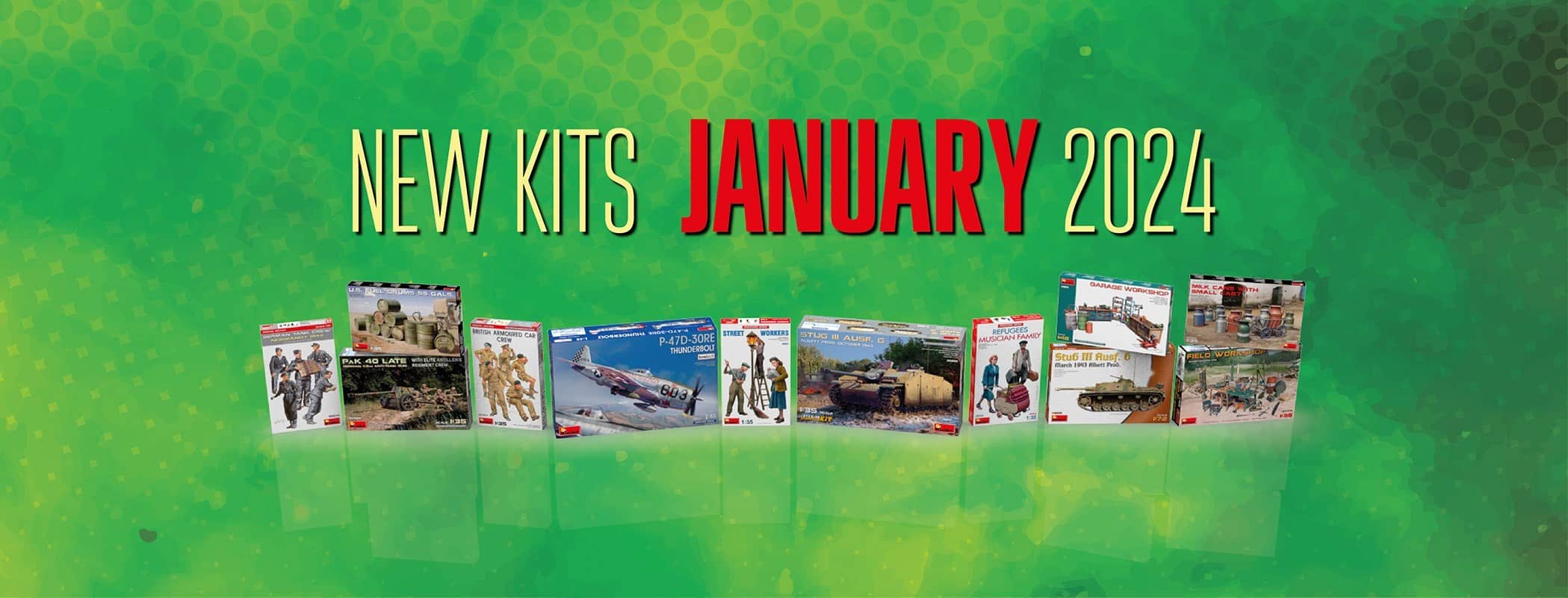 New #MiniArt Kits Available ✅ January 2024: