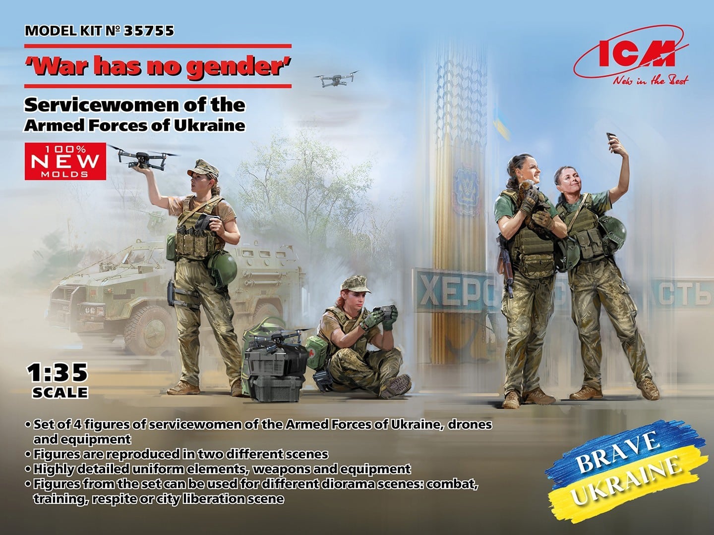 SOON ON SALE! “War has no gender” Servicewomen of the Armed Forces of Ukraine