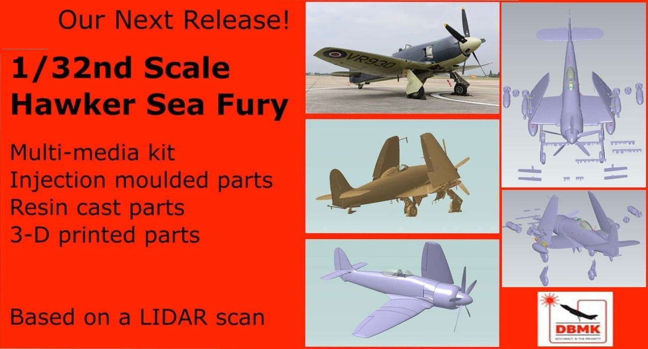 Hawker Sea Fury FB.11 Ready For Tooling
