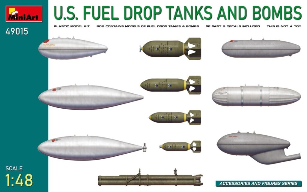49015 U.S. FUEL DROP TANKS AND BOMBS