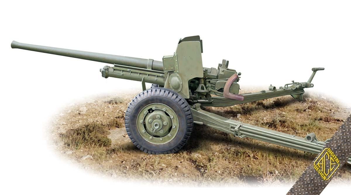 Ace Model:  US M-1 57mm AT gun on M-2 carriage