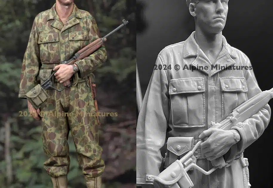 A new 16th scale Alamo Scout from Alpine Miniatures...