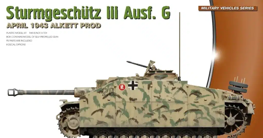 MiniArt's 72nd scale Sturmgeschütz III Ausf. G, April 1943 Alkett Prod