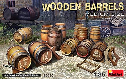 Miniart 35630-1/35 Wooden Barrels