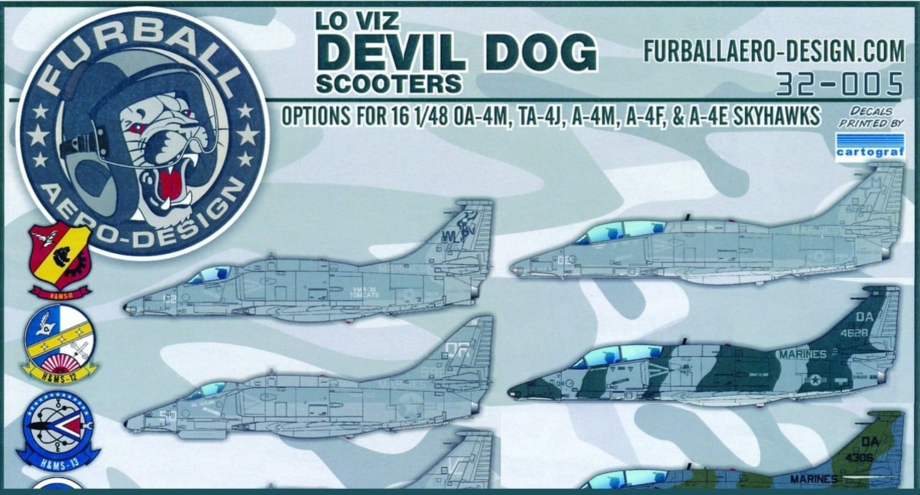 Decals - 'Lo-Viz Devil Dog Scooter Spring Release'