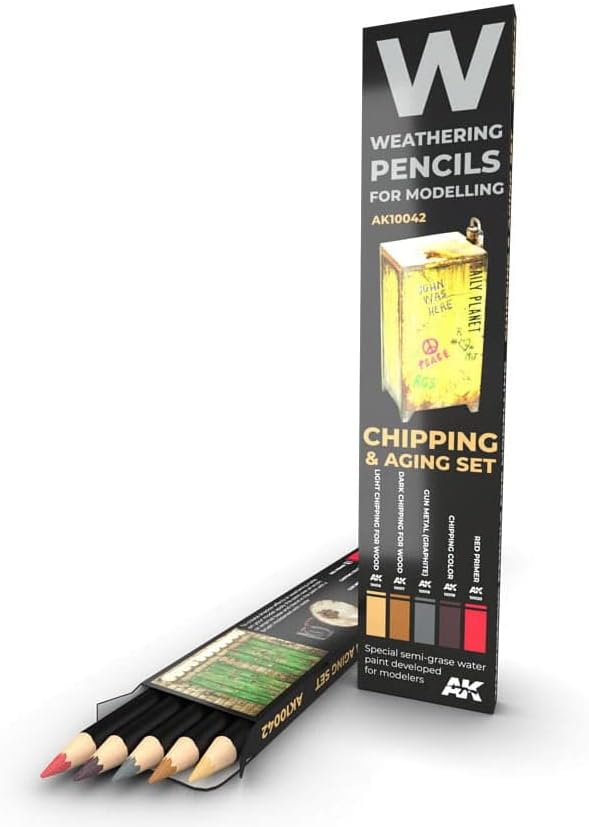 AK AK10042 Watercolor Pencil Set Chipping (5 Colors)