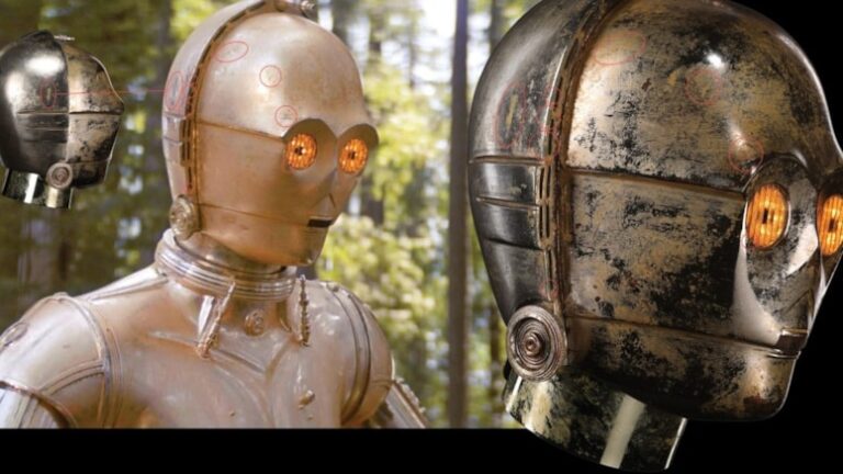 Iconic Star Wars droid's C-3PO head up for auction...expected to fetch ...