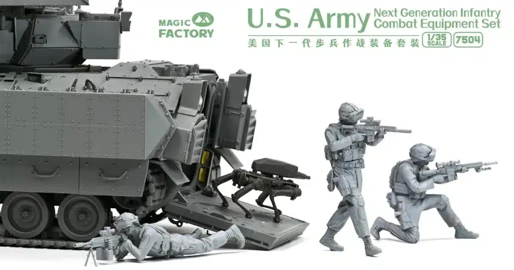 1/35th scale U.S. Army Next generation Individual Combat Equipment set from Magic Factory...