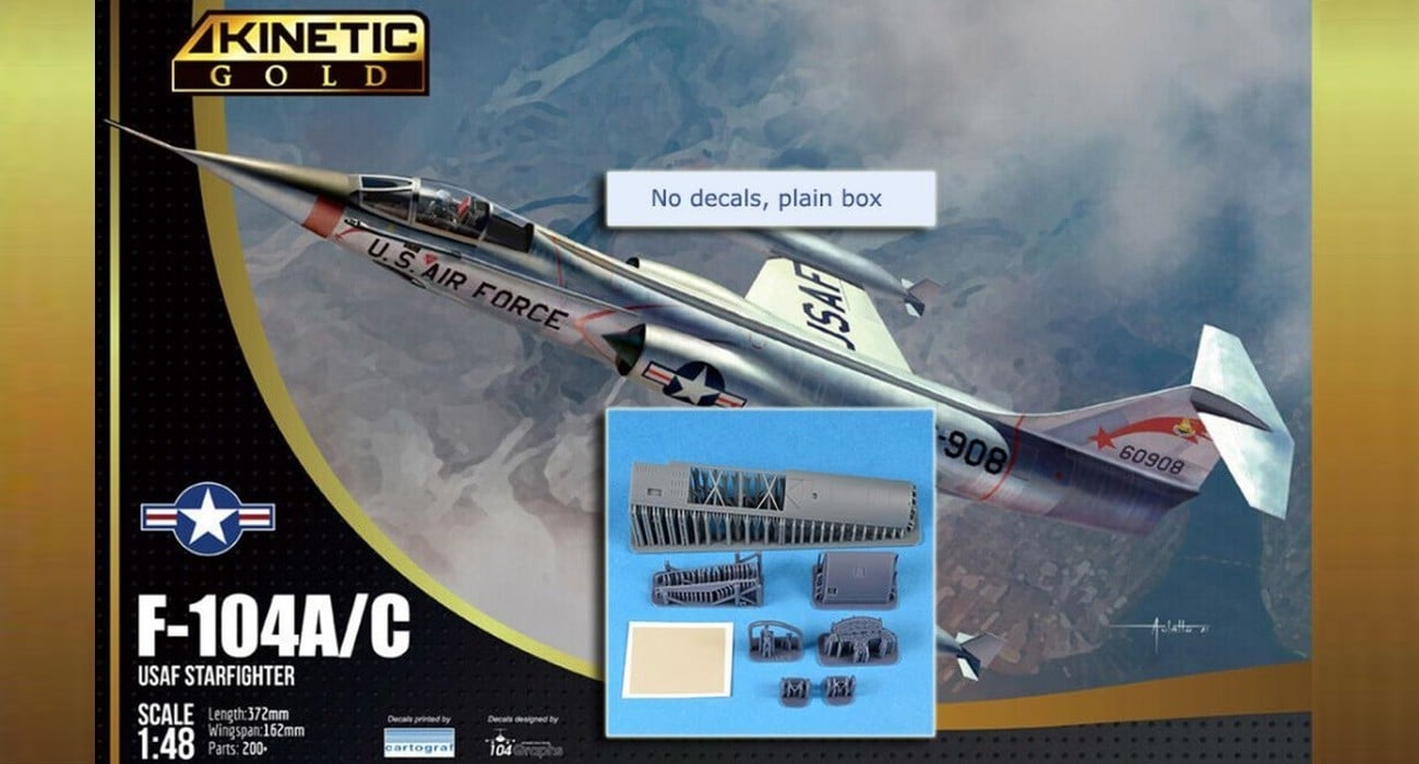F-104A [late] Kit & Detail Sets Bundle Released
