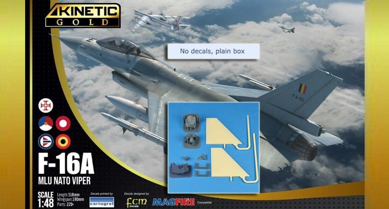 F-16A Kit & Detail Set Bundle Released