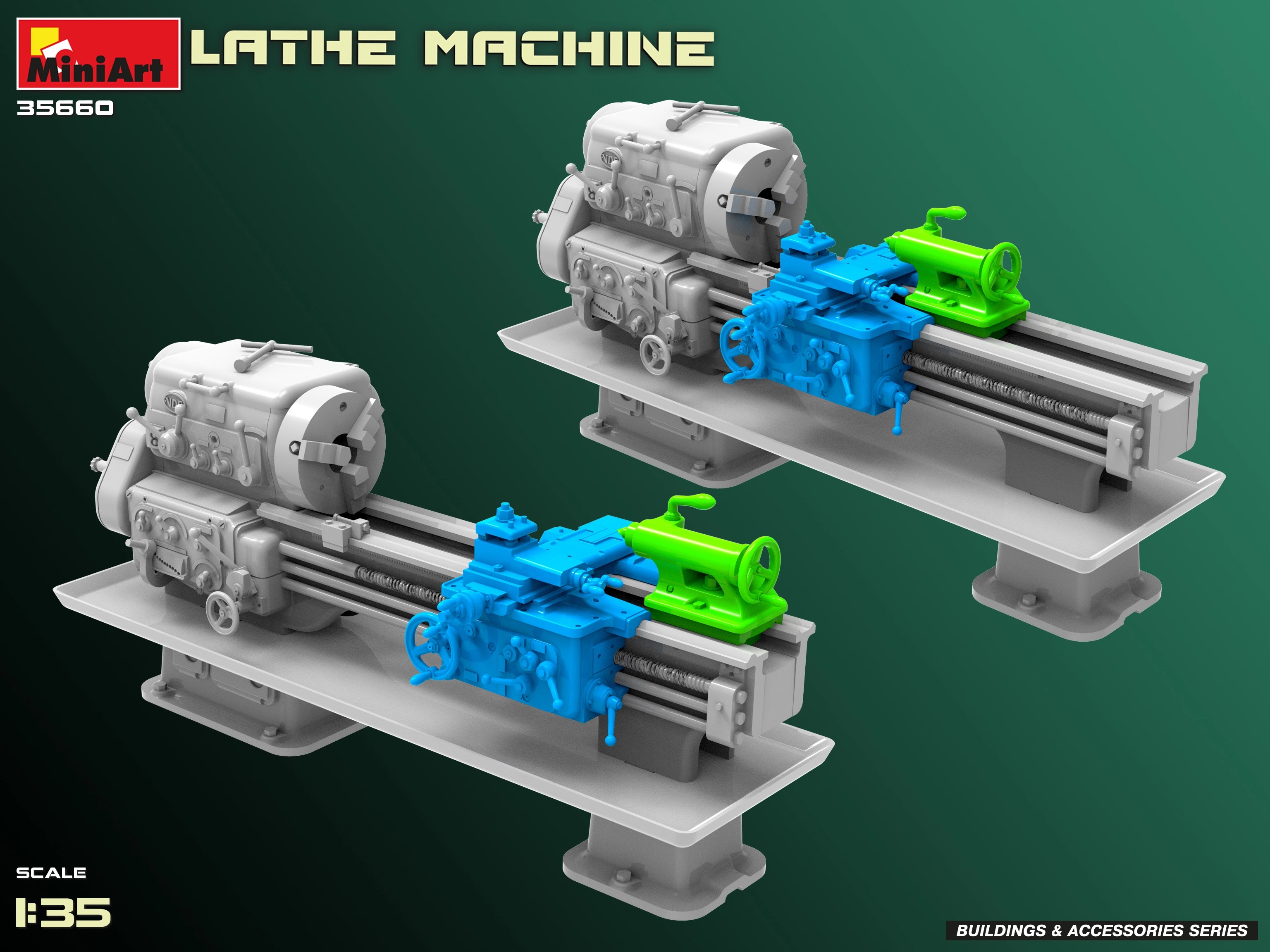 MiniArt Lathe Machine in 35th Scale – Hobbyzero