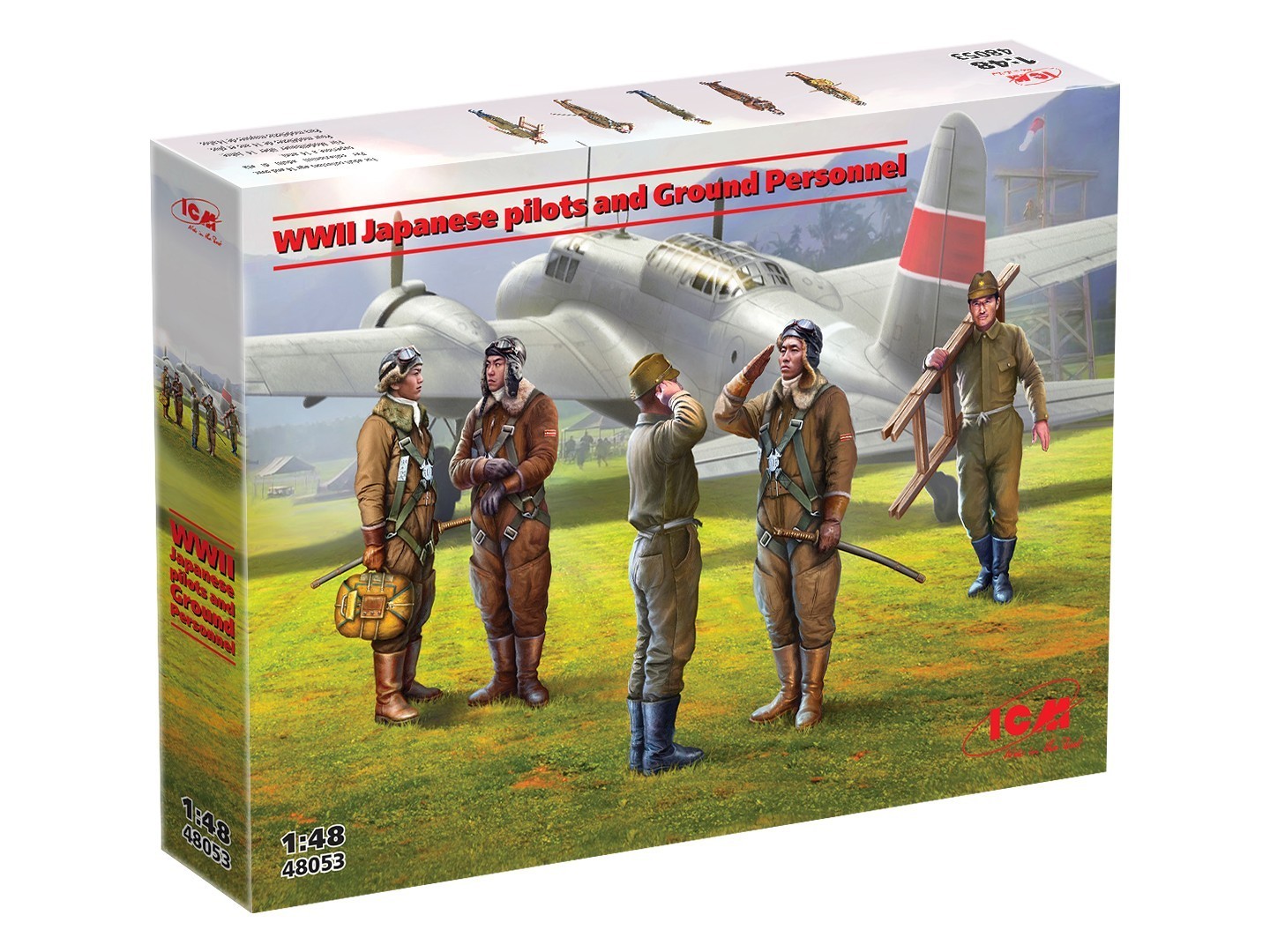 48053 - Japanese pilots and Ground Personnel WWII 1:48