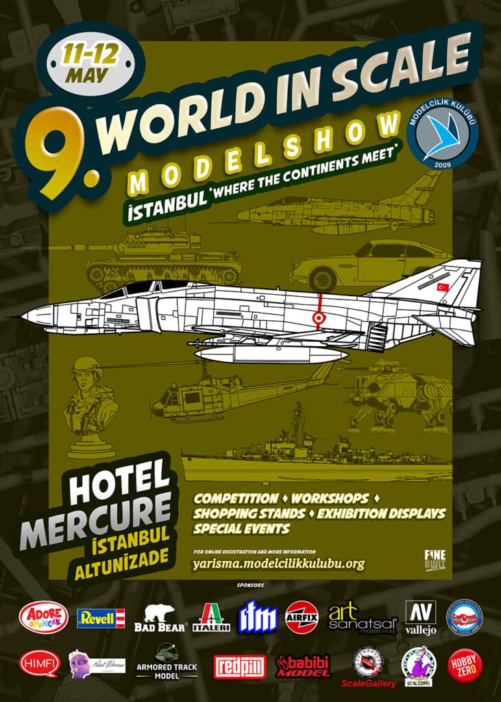 9th World in Scale Model Show F-4 Poster