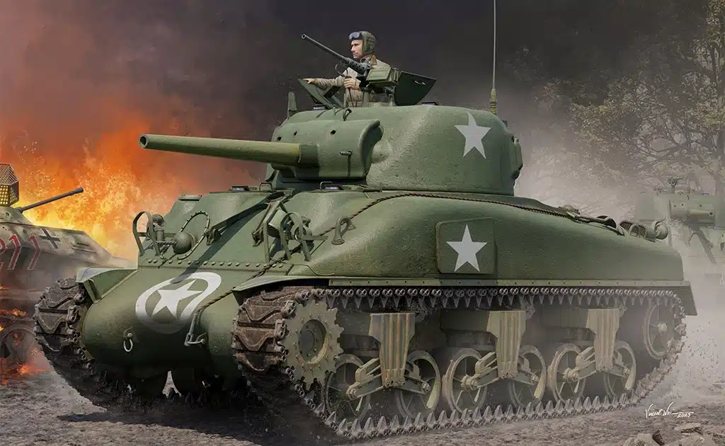A new 16th scale Sherman from I love Kit in April...