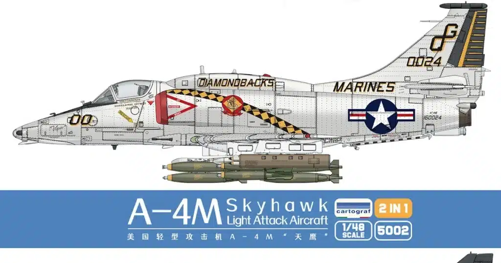 Magic Factory's 48th scale A-4M Skyhawk kit w/colour profiles...