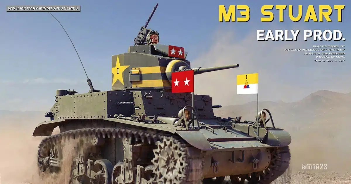 MiniArt's 35th scale M3 Stuart "Early Production" with a full interior....