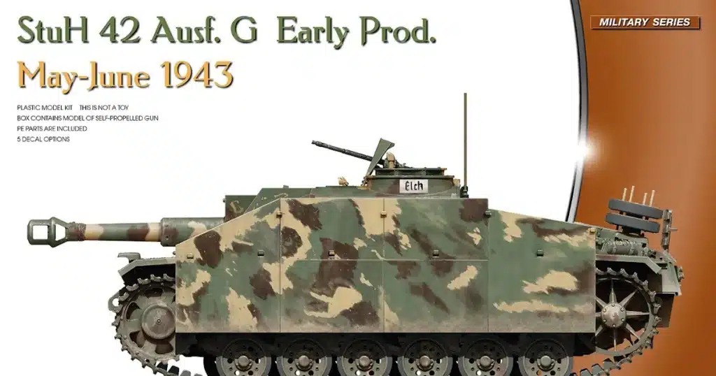 MiniArt's new StuH 42 Ausf. G Early Prod. A short-barrelled StuH...
