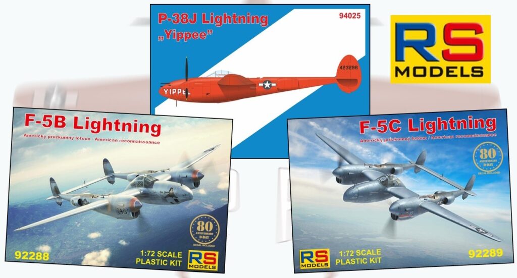 P-38 & F-5 Lightnings May Releases