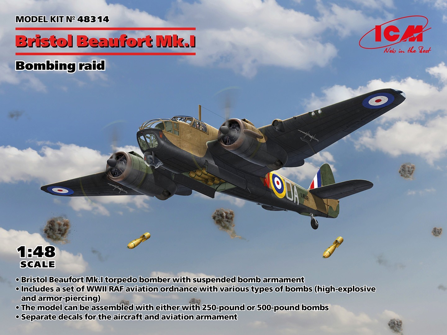48314 - Bristol Beaufort Mk.I. Bombing Raid