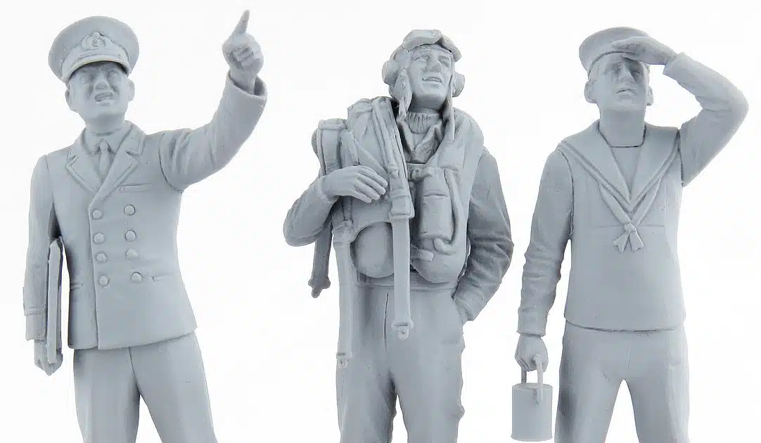 US WWII Pilots of British Naval Aviation in 48th scale from ICM