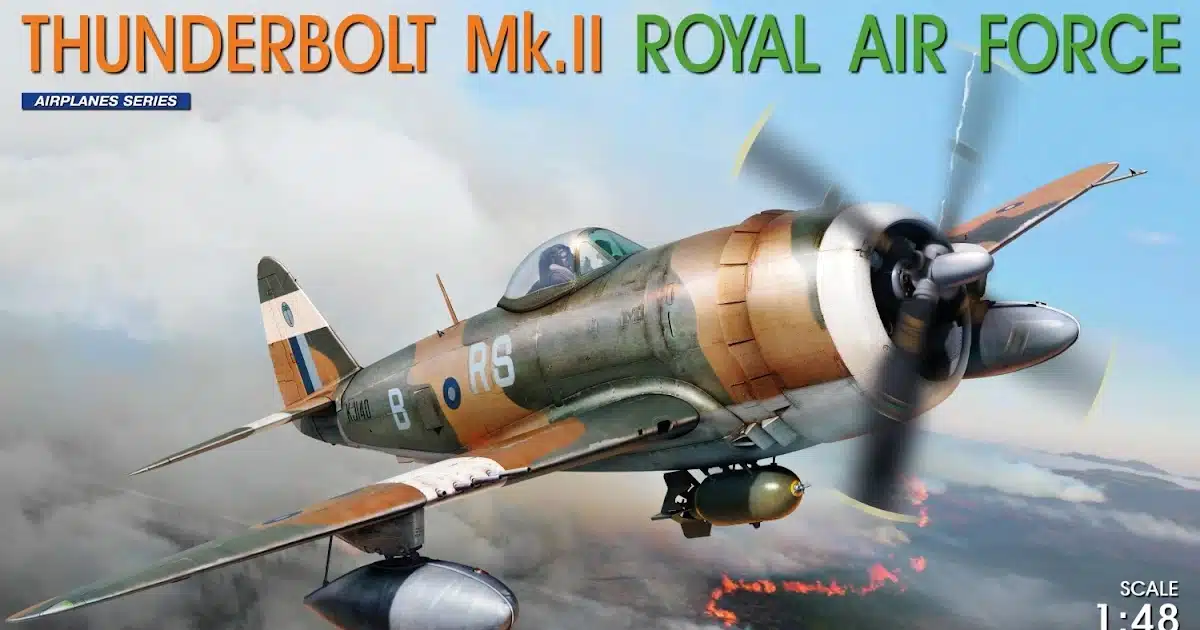 The Modelling News: Sprues, colours & markings of MiniArt's new 48th scale Thunderbolt Mk.II Royal Air Force